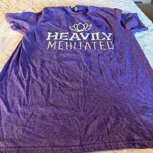 Heavily Meditated Yoga T-Shirt
